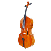 Ozici 4/4 Wood Cello Bag Bow Rosin Bridge Natural